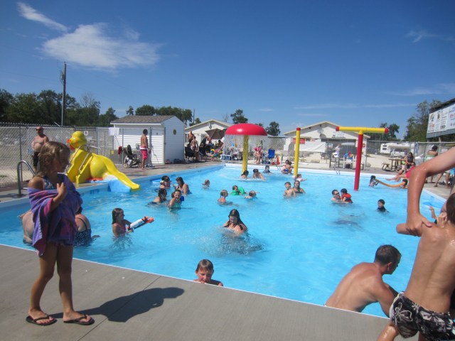 The Pool was the Popular Place to be