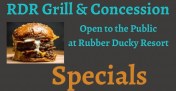 RDR Grill at Rubber Ducky Resort near Warren Stonewall