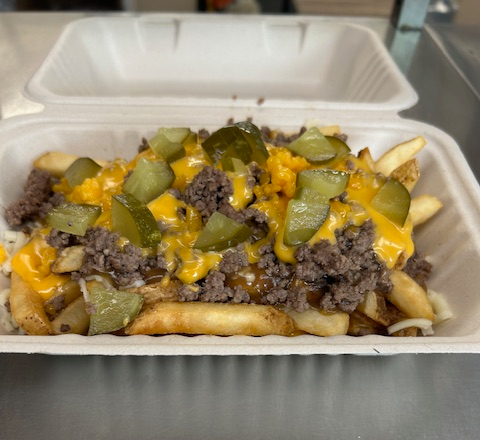 cheeseburger poutine
